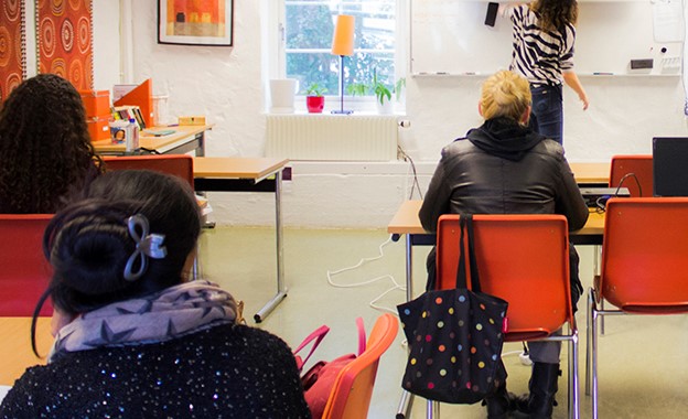 Personer på kurs