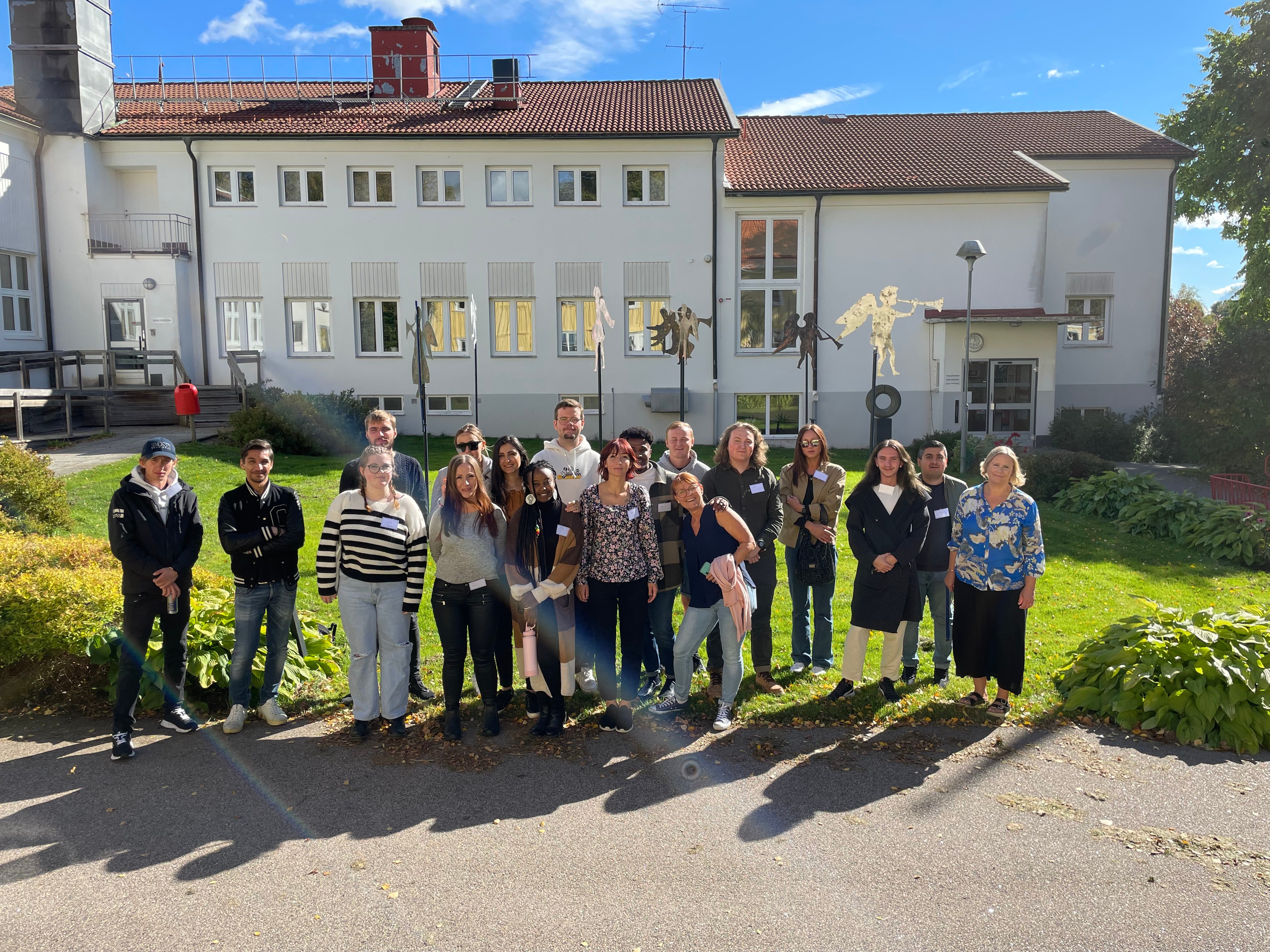 Gruppbild Dalslands folkhögskola Gruppbild från Dalslands folkhögskola